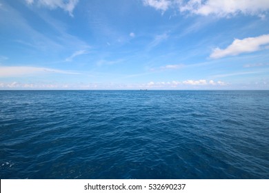 horizonte del mar