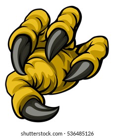 Monster claws Logo Vector (.EPS) Free Download