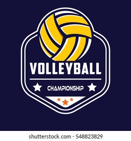 Volleyball Logo Vector (.EPS) Free Download