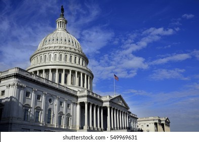 Gedung Capitol Amerika Serikat di gedung publik Washington DC