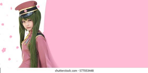 Cosplay de anime japonés, mujeres de dibujos animados