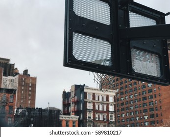 red de baloncesto en Nueva York