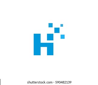 H Letter Logo Vector (.AI) Free Download