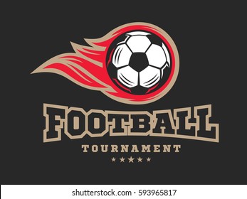 Flame with soccer Logo Vector (.EPS) Free Download