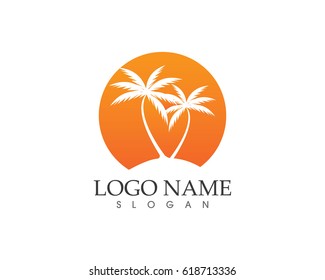 Palm tree Logo Vector (.EPS) Free Download