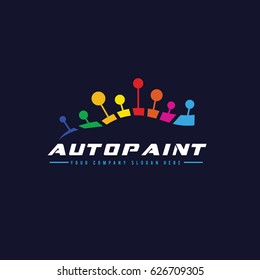 auto paint Logo Vector (.EPS) Free Download