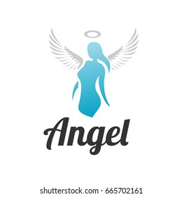 Angel Logo Vector (.AI) Free Download