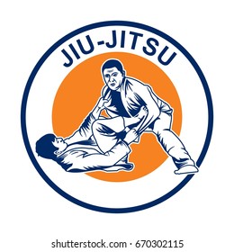 Jiu-Jitsu Logo Vector (.EPS) Free Download