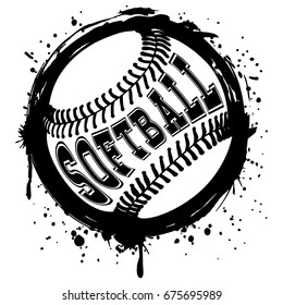 Softball Logo Vectors Free Download