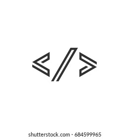 visual studio code logo vector