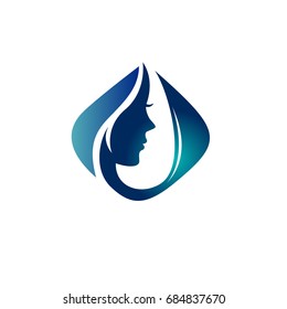Search Blue Water Drop With Face Logo Vectors Free Download
