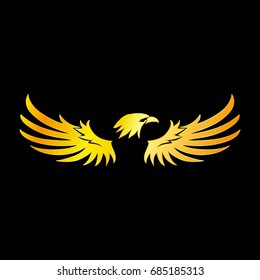 Golden Eagle Logo Vector Ai Free Download