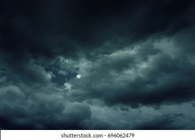 Achtergrond van donkere wolken voor een onweersbui