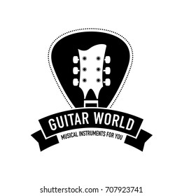 Guitar Logo Vector (.ai) Free Download