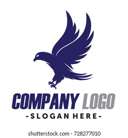 Blue Eagle Logo Vector Ai Free Download