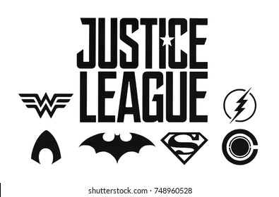 justice league emblems