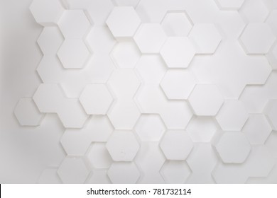 decorative wall of the honeycomb