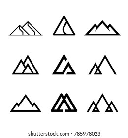 Mountain Logo Vectors Free Download