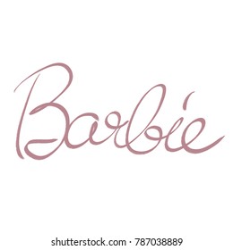 Barbie Logo Vectors Free Download