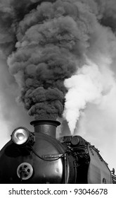 Detail of Vintage steam engine