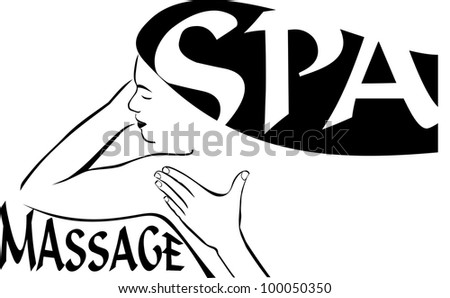 Massage, spa sign