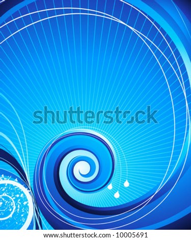 Abstract swirl. Beautiful vector illustration.