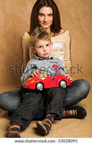 Mother together with the son Royalty-Free Stock Photo #10028095