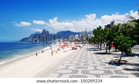 Ipanema beach. Rio de Janeiro
