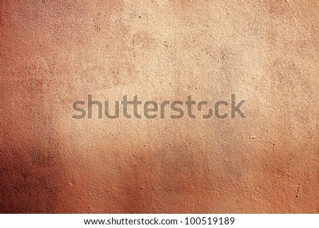 Grunge cement wall color Orange brick :can be used as background