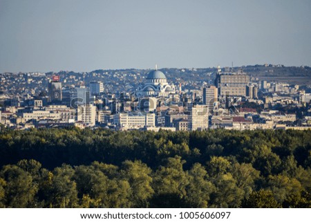 View Across Zemun To Belgrade