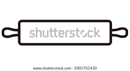 Kitchen roller icon on a white background, Vector illustration