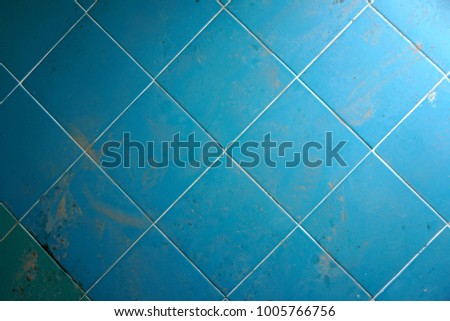 Beautiful old ceramic tiles floor texture and background