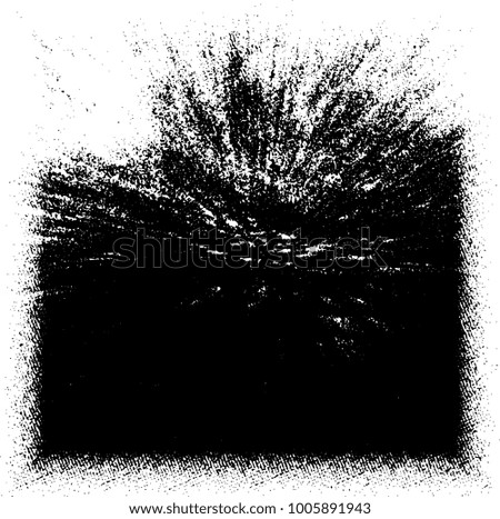 Grunge background of black and white. Monochrome vector texture