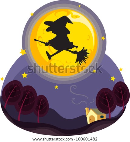 illustration of bewitch on a white background - EPS VECTOR format also available in my portfolio.