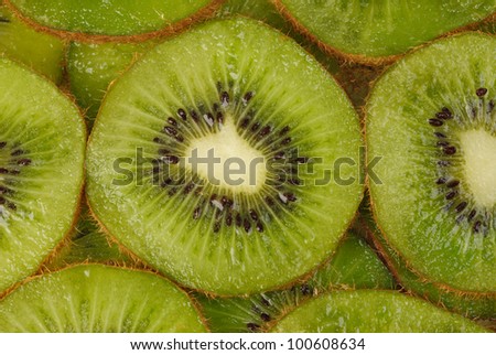 Macro.Healthy kiwi food background. One of the many backgrounds of food in my portfolio.