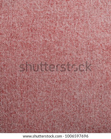 Red color jeans texture 