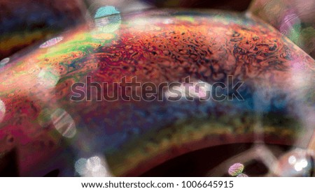 Background of soap, artistic background