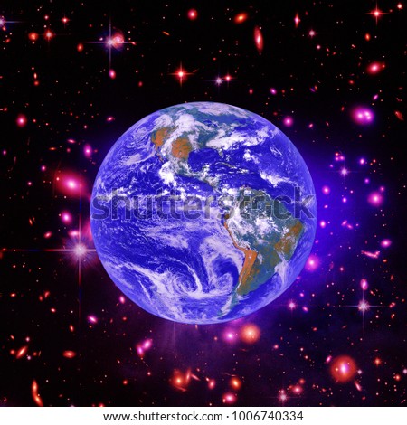 High quality Earth image. The elements of this image furnished by NASA.
