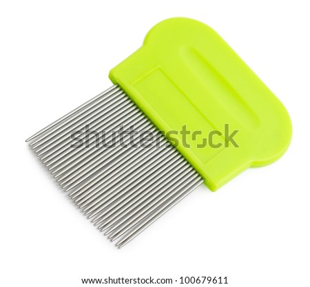 a special tooth comb for lice and nits removing