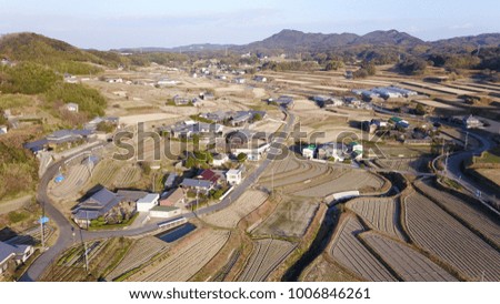 aerial photography of country view