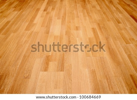 New oak parquet of brown color Royalty-Free Stock Photo #100684669