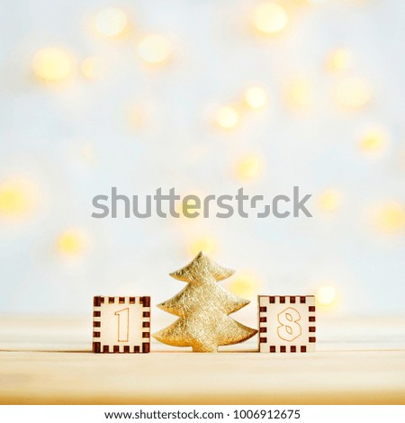 Picture of christmas concept over white background.