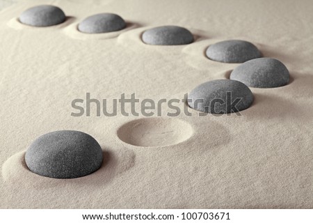missing or job vacancy help wanted lost people incomplete group join the team rock stone sand pebble pattern hole fill the gap link together concept Royalty-Free Stock Photo #100703671