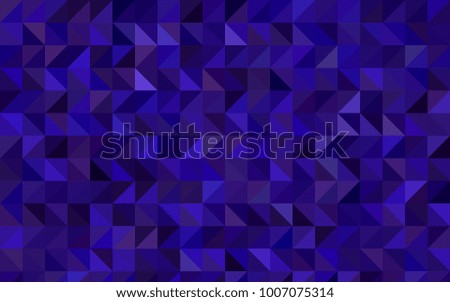 Dark Purple vector blurry triangle pattern. Modern geometrical abstract illustration with gradient. Brand-new style for your business design.