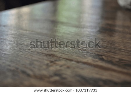wood table closeup