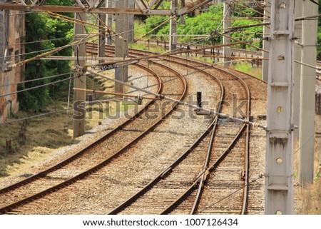 Railway tracks, Brazil
