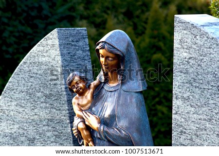 angel statue on melaten graveyard in germany