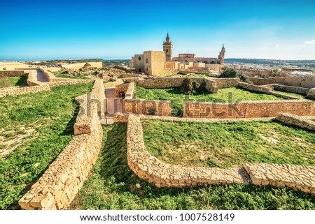 Victoria, Gozo island, Malta: the Cittadella, also known as Citadel, Castello