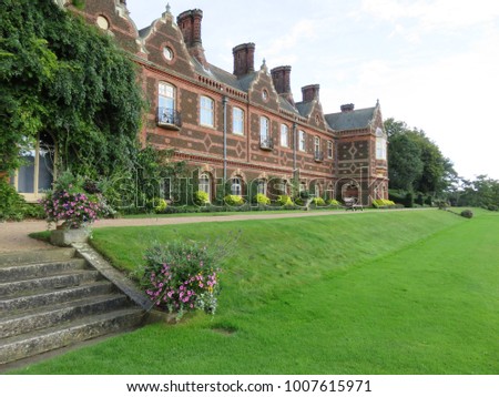 The English royal family's private residence at Sandringham Palace, in Norfolk, England.