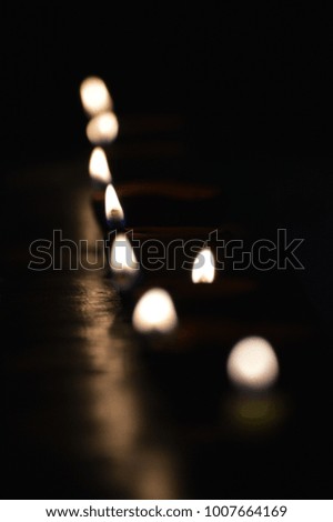 it is picture of lights at the time of diwali festival